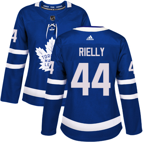 Adidas Toronto Maple Leafs #44 Morgan Rielly Blue Home Authentic Women Stitched NHL Jersey